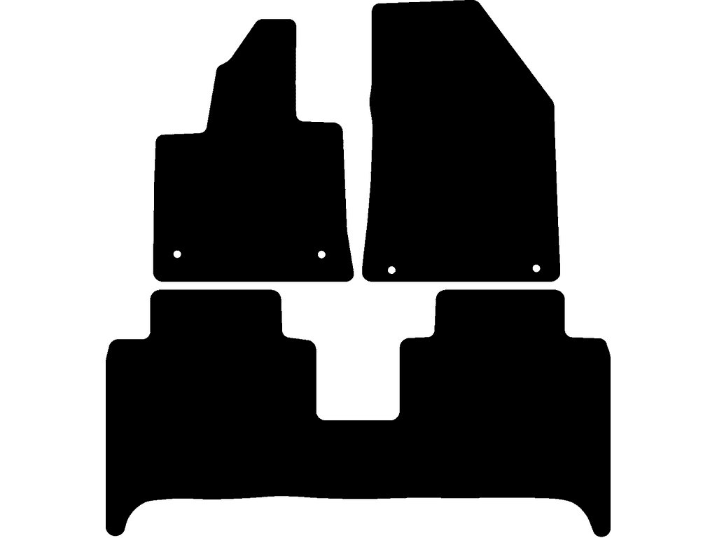 Abstand Befestigungspunkte (Fahrer) 37.1 cm