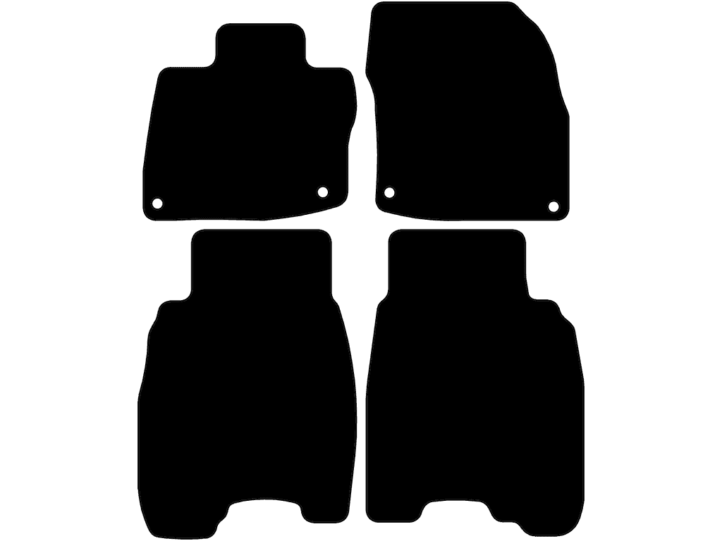 3/5 Türen | Beifahrer mit Befestigung | Befestigungssystem: Clips (mit ovaler Öse) | Variante 2