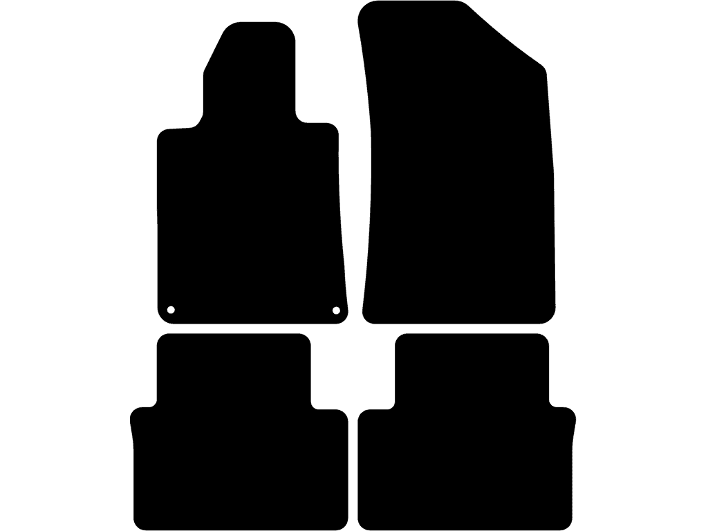 Coupé Limousine / SW | Zwei einzelne hintere Matten | Variante 2