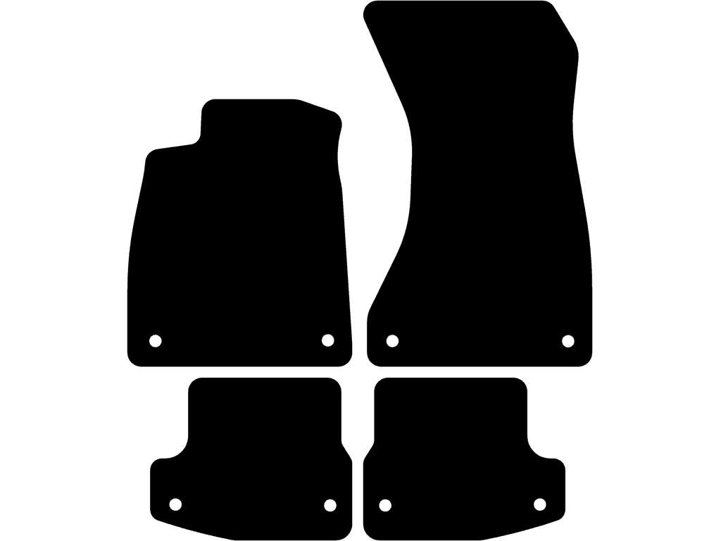 Cabriolet | Hintere Matten mit Befestigungen