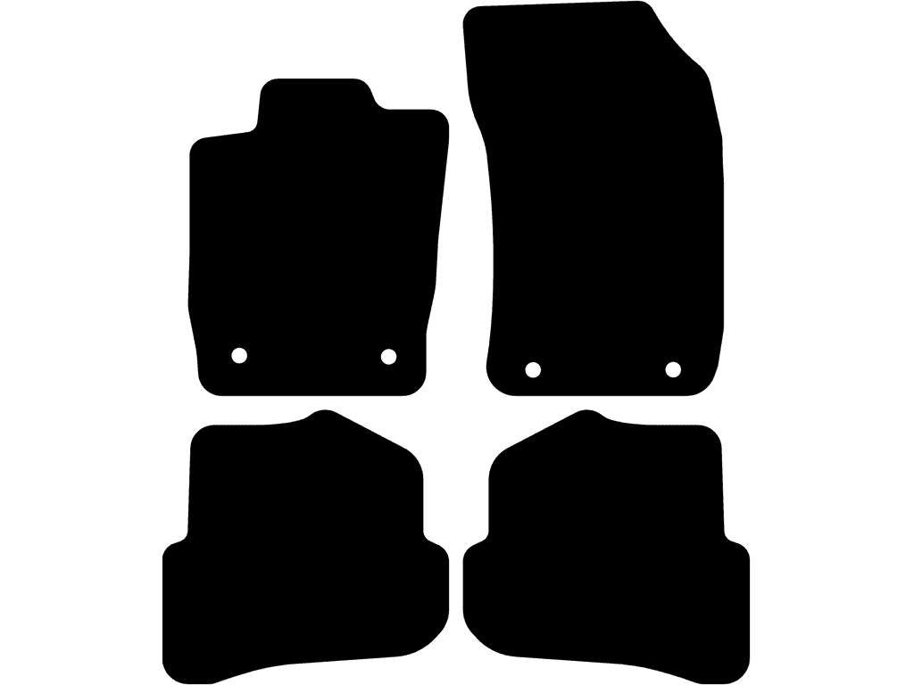 Fußmatten für Audi A1 8X 2010 - 2018