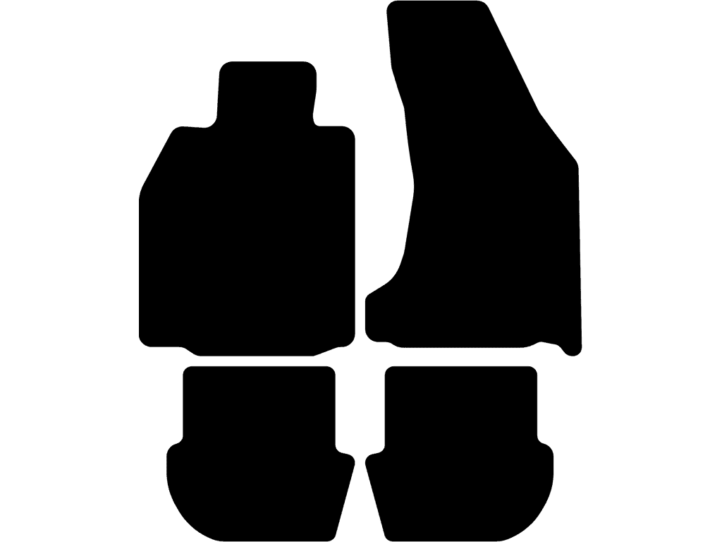 Schmale Beifahrermatte