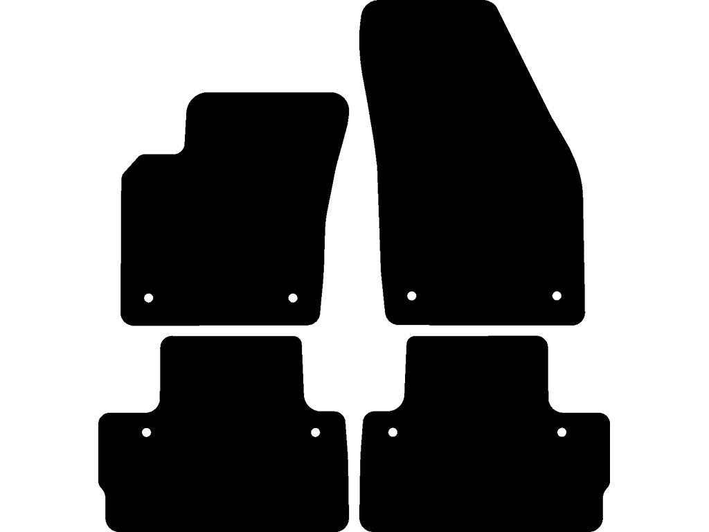 Fußmatten für Volvo C30 2006 - 2012