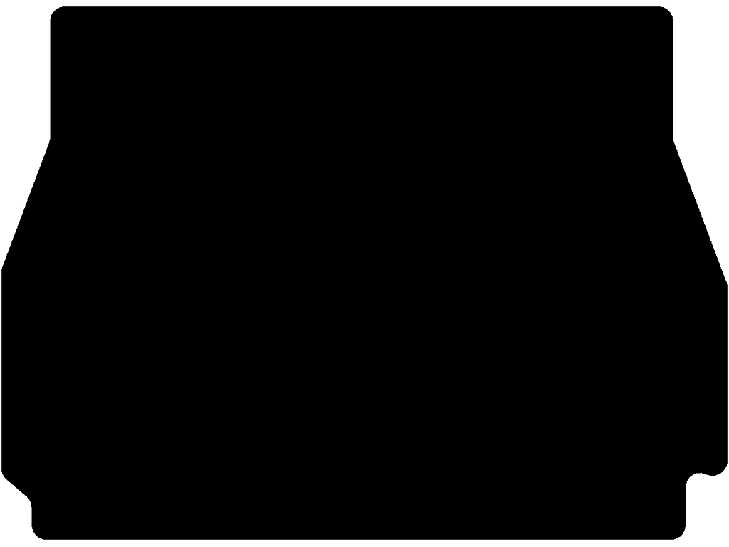 Nur passend für Modelle mit hohem Ladeboden