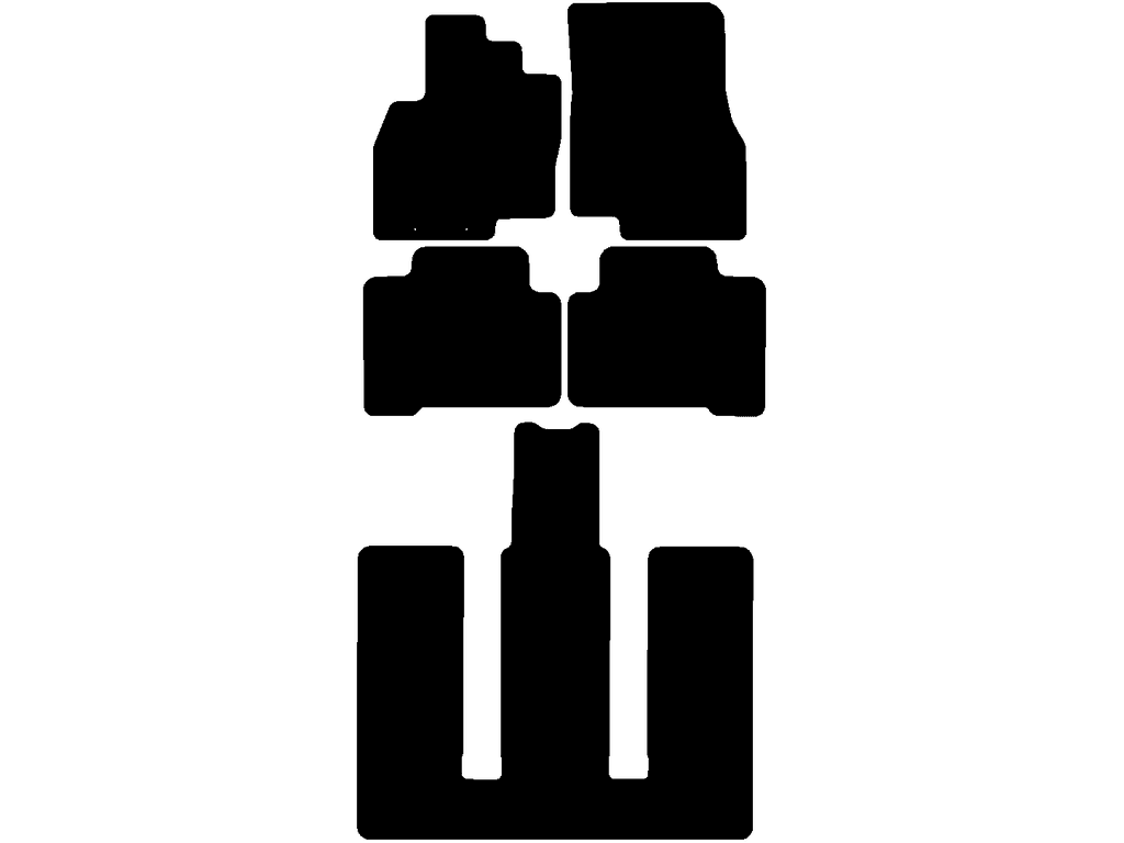 6 Sitzer | Abstand Befestigungspunkte (Fahrer) 13,7 cm