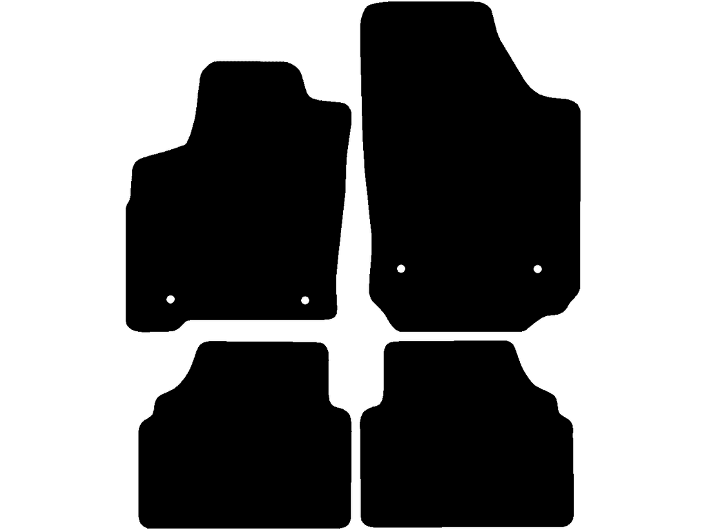 Fußmatten für Opel Meriva A 2003 - 2010