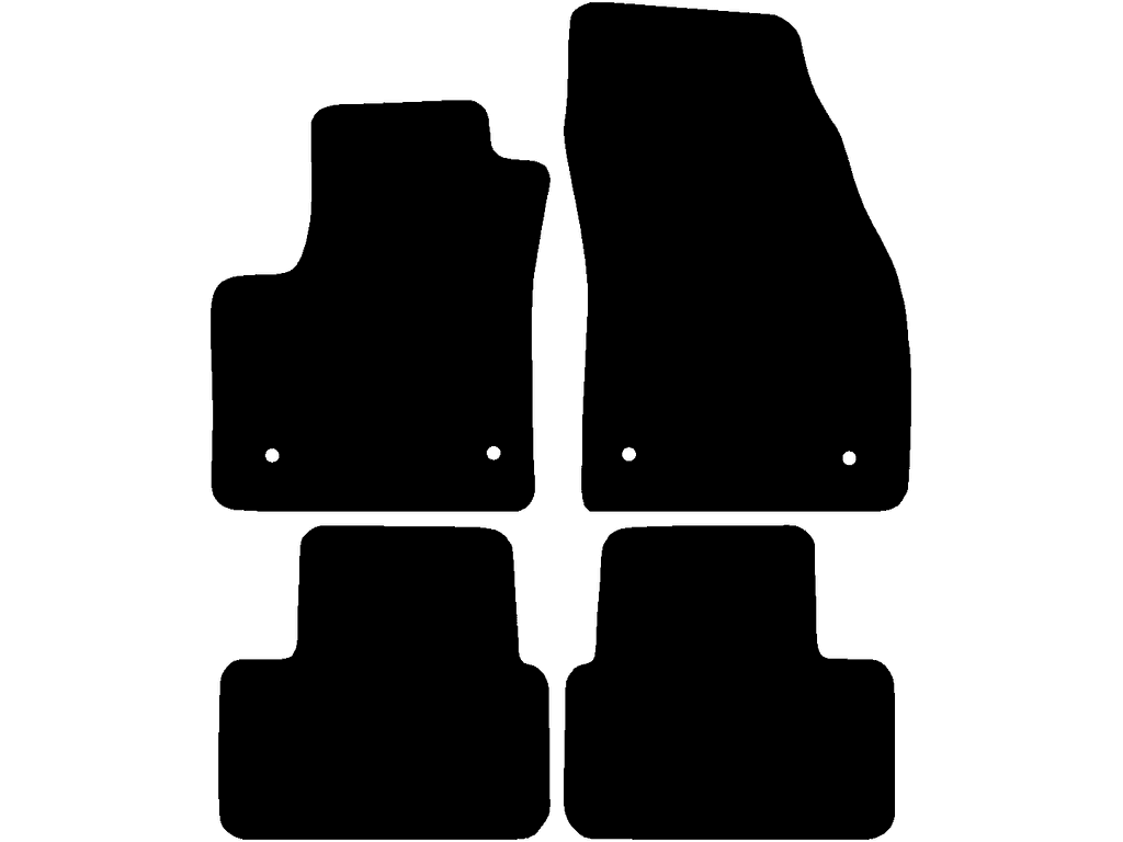 Fußmatten für Opel Meriva B 2010 - 2017