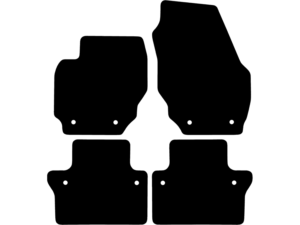 Fußmatten für Volvo S80 2006 - 2016