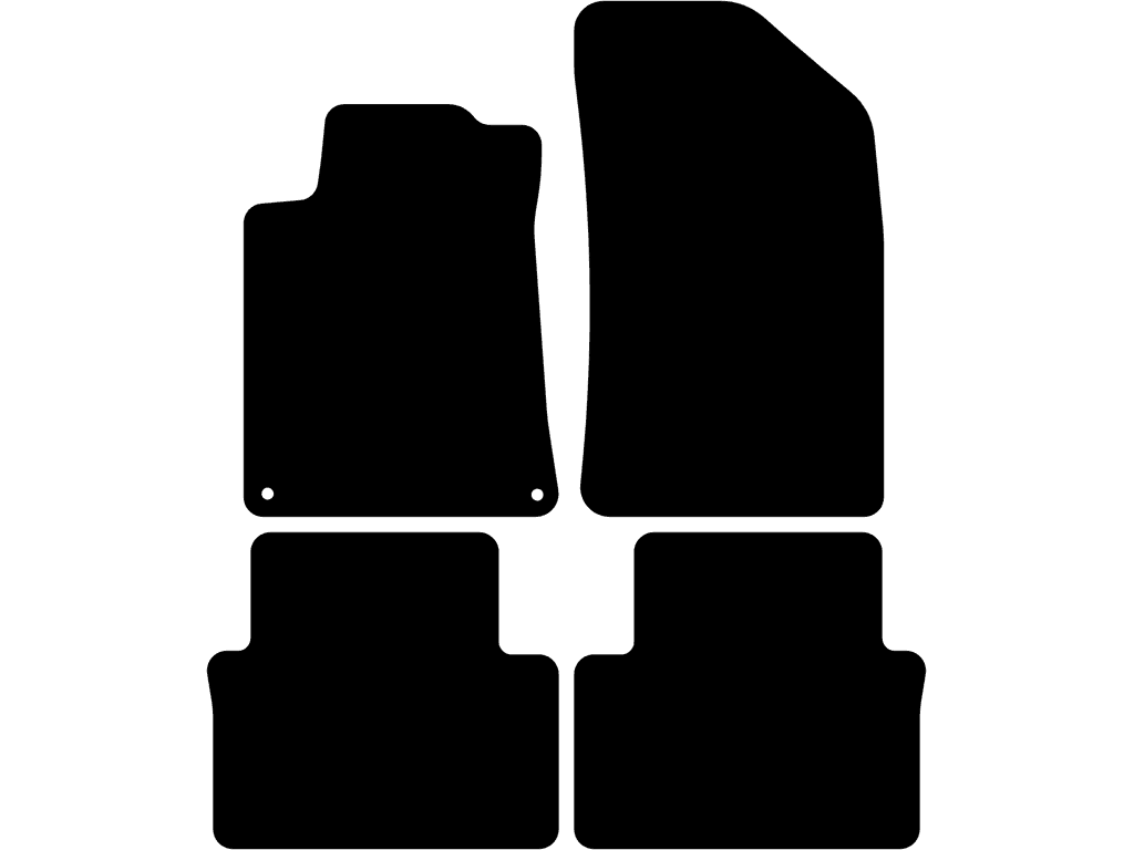 Coupé Limousine / SW | Zwei einzelne hintere Matten | Variante 1