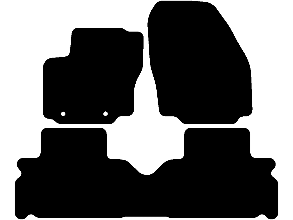 5 Sitzer | Abstand Befestigungspunkte (Fahrer) 22 cm