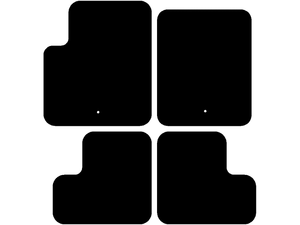 Fußmatten für Dodge Caliber 2006 - 2011