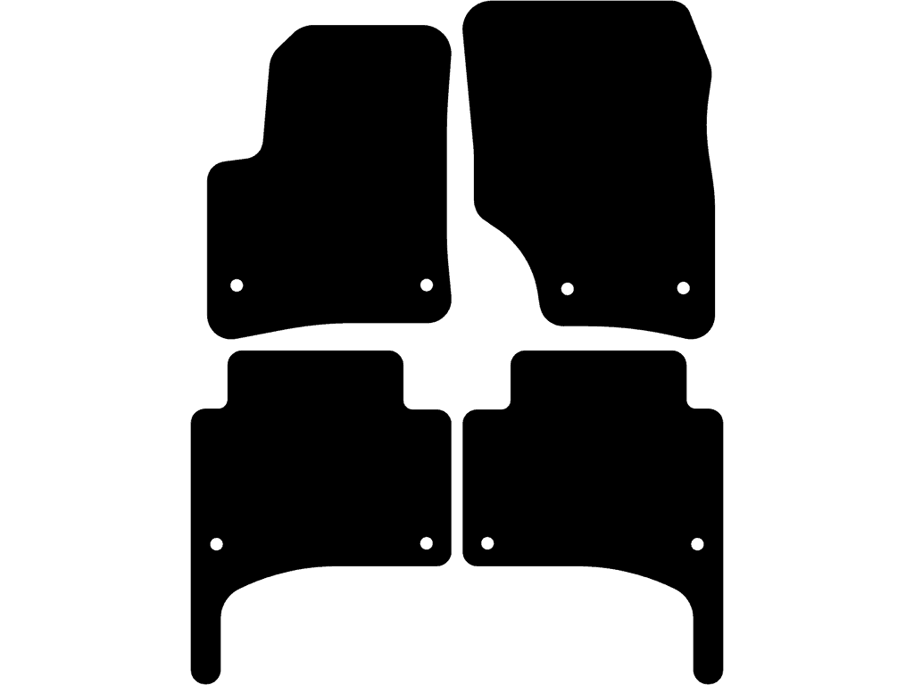 Befestigungssystem: Clips (mit ovaler Öse) mit Schraube