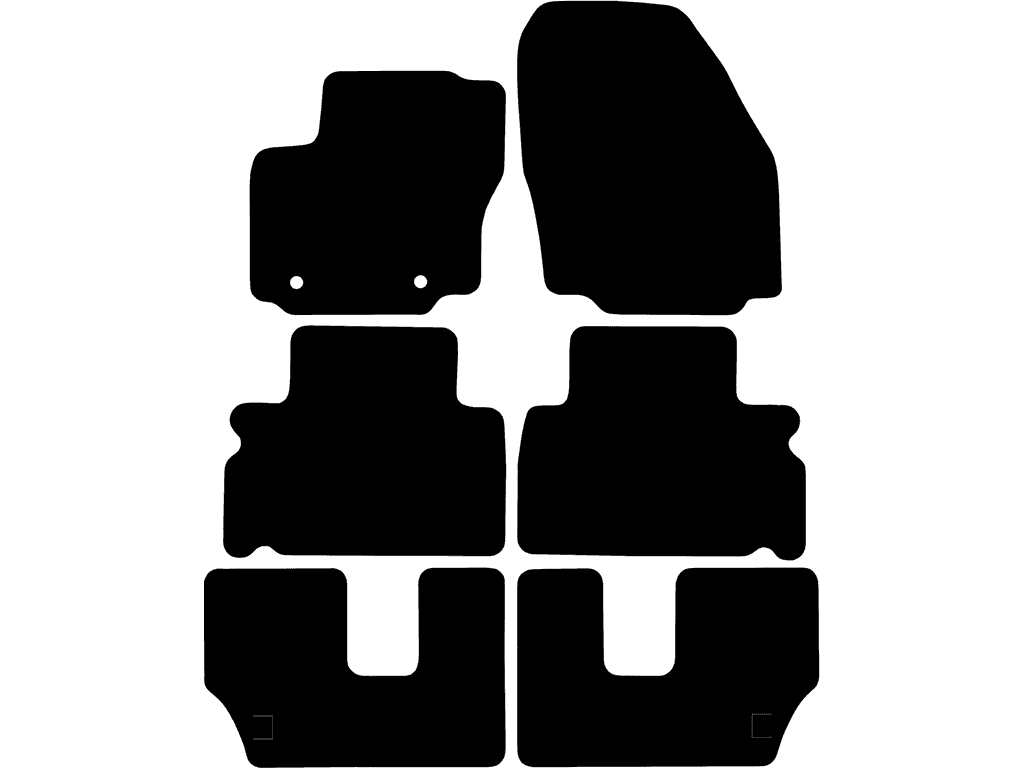 7 Sitzer | Abstand Befestigungspunkte (Fahrer) 31,7 cm