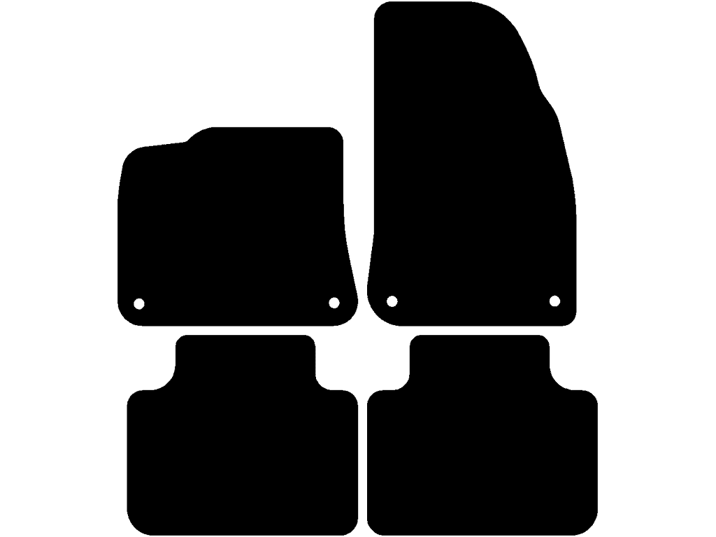 SUV / Coupé | Hintere Matten ohne Befestigungen