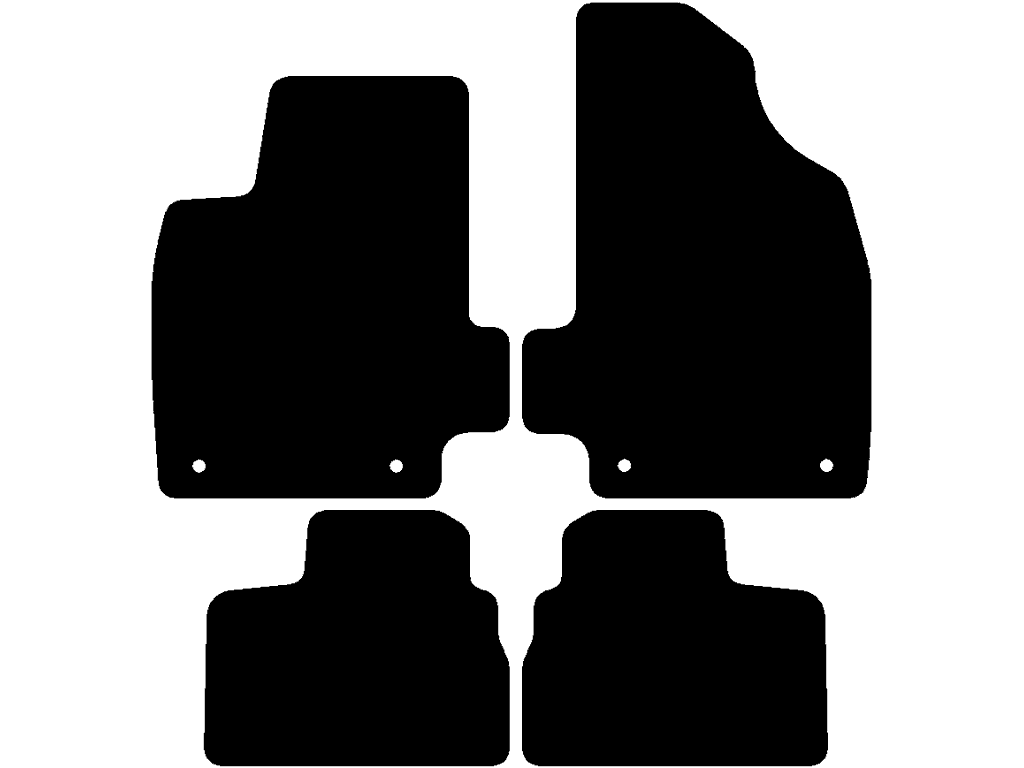 Befestigungssystem: Clips (mit ovaler Öse) mit Schraube