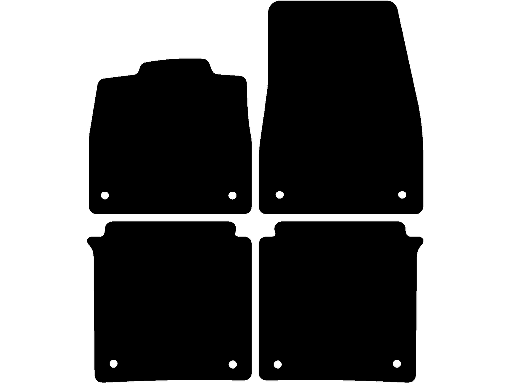 Fußmatten für Hongqi EH7 2024 - 2026