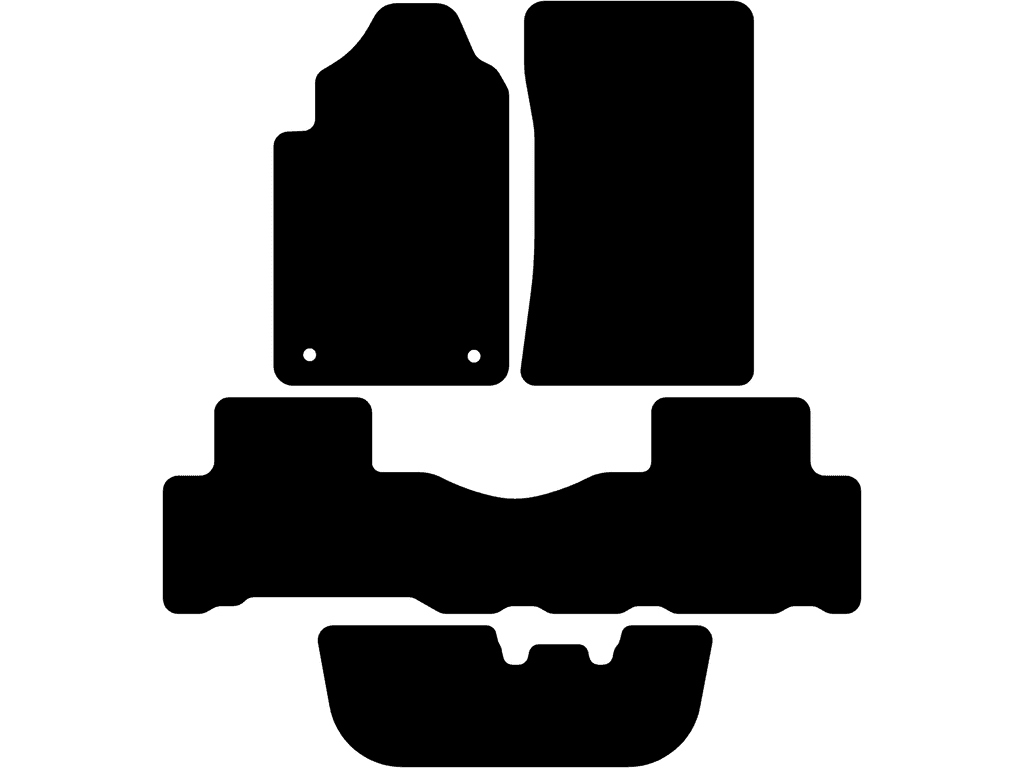 Fußmatten für SsangYong Rexton 2002 - 2012