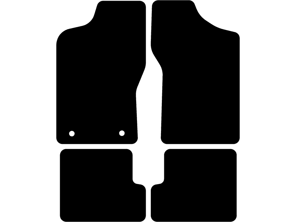Fußmatten für Fiat Cinquecento 1991 - 1998
