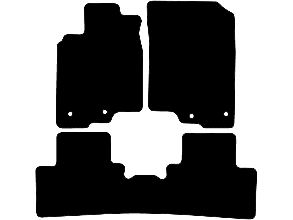 Beifahrer mit Befestigung | Befestigungssystem: Clips mit Schraube