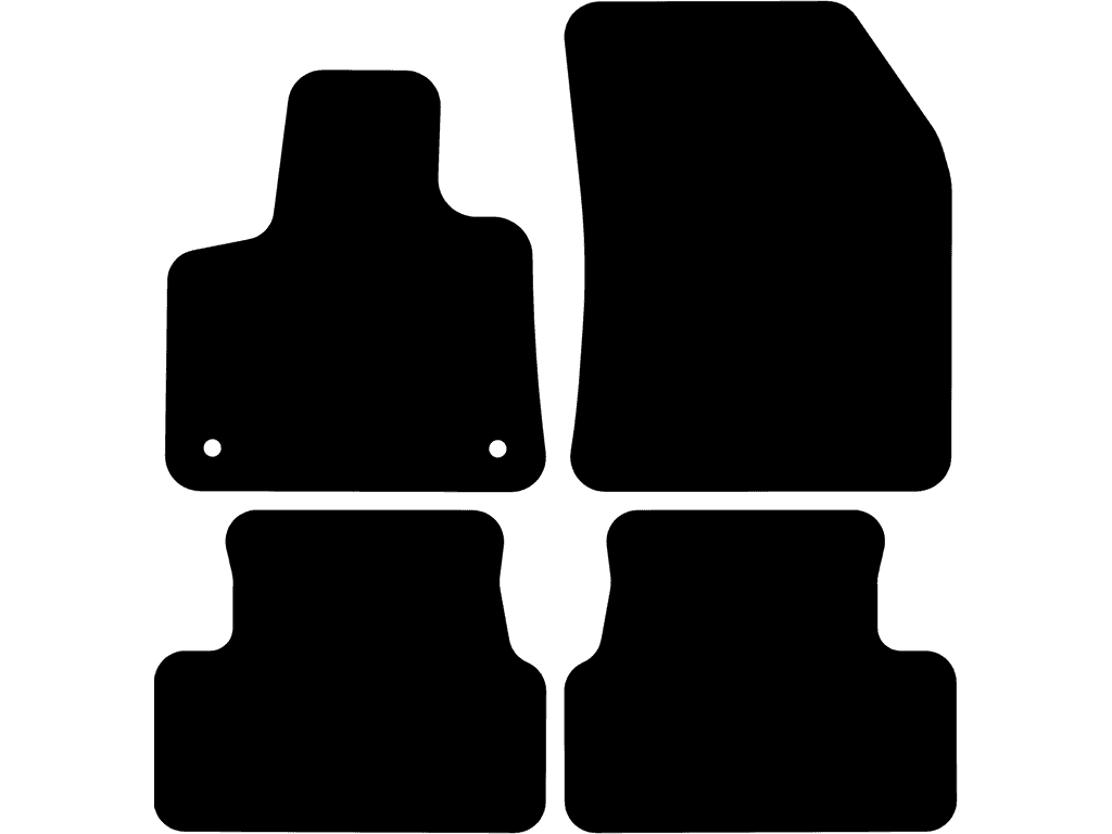 3008 Phase 2 | Zwei einzelne hintere Matten