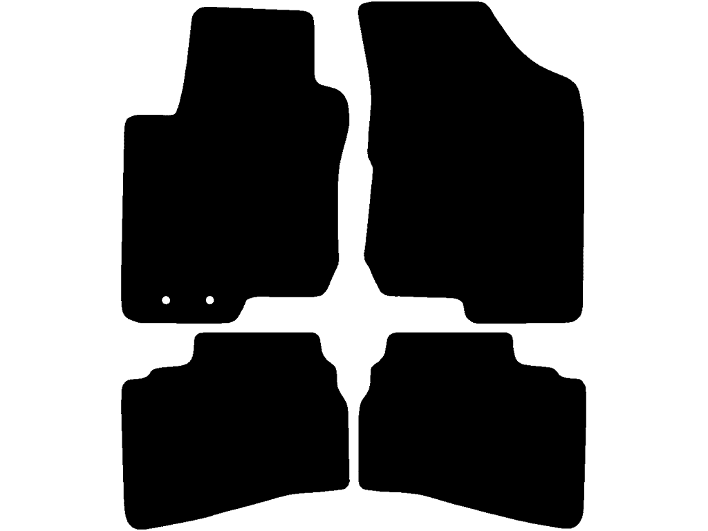 5 Türen | Abstand Befestigungspunkte (Fahrer) 10 cm | Beifahrer ohne Befestigung