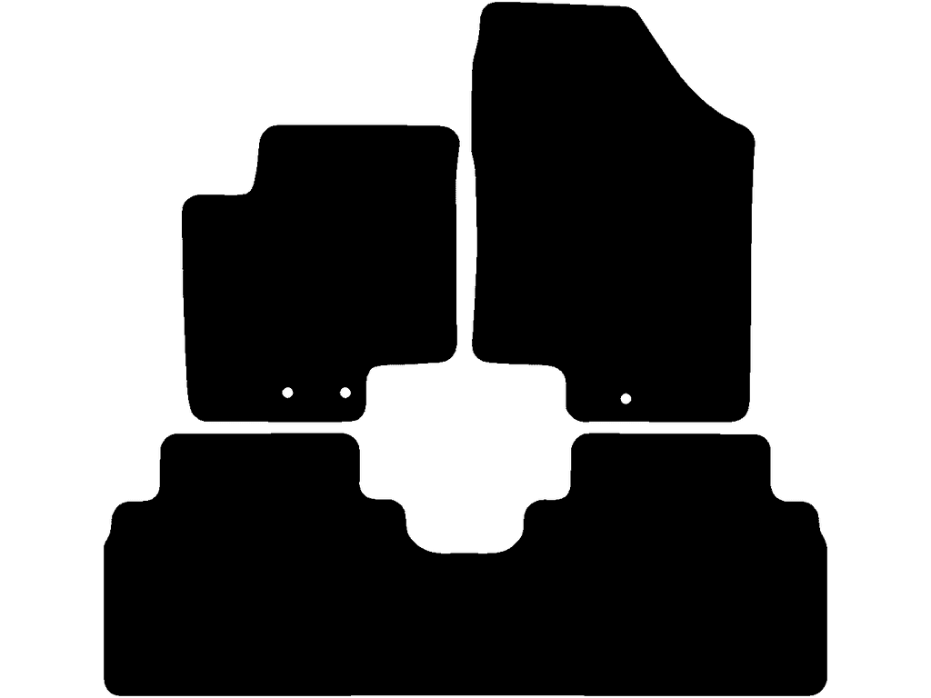 Fußmatten für Hyundai ix20 2010 - 2019