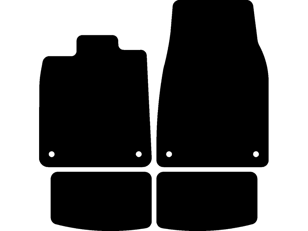 Fußmatten für Porsche Taycan 2020 - 2026