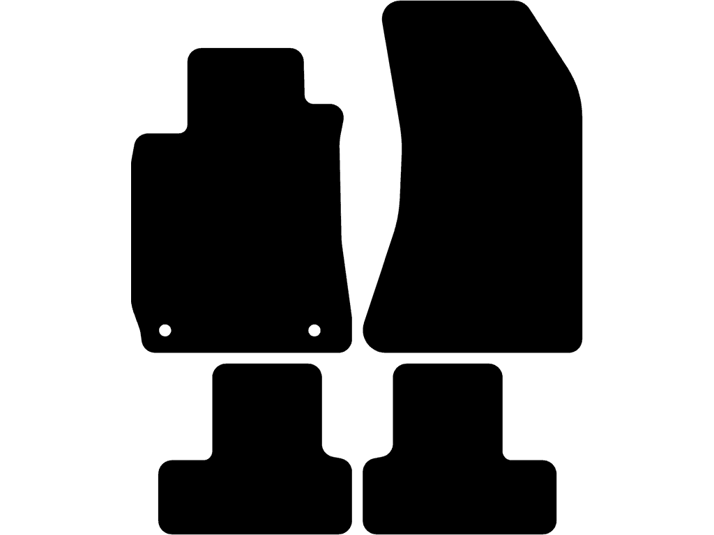 Fahrermatte mit Befestigung