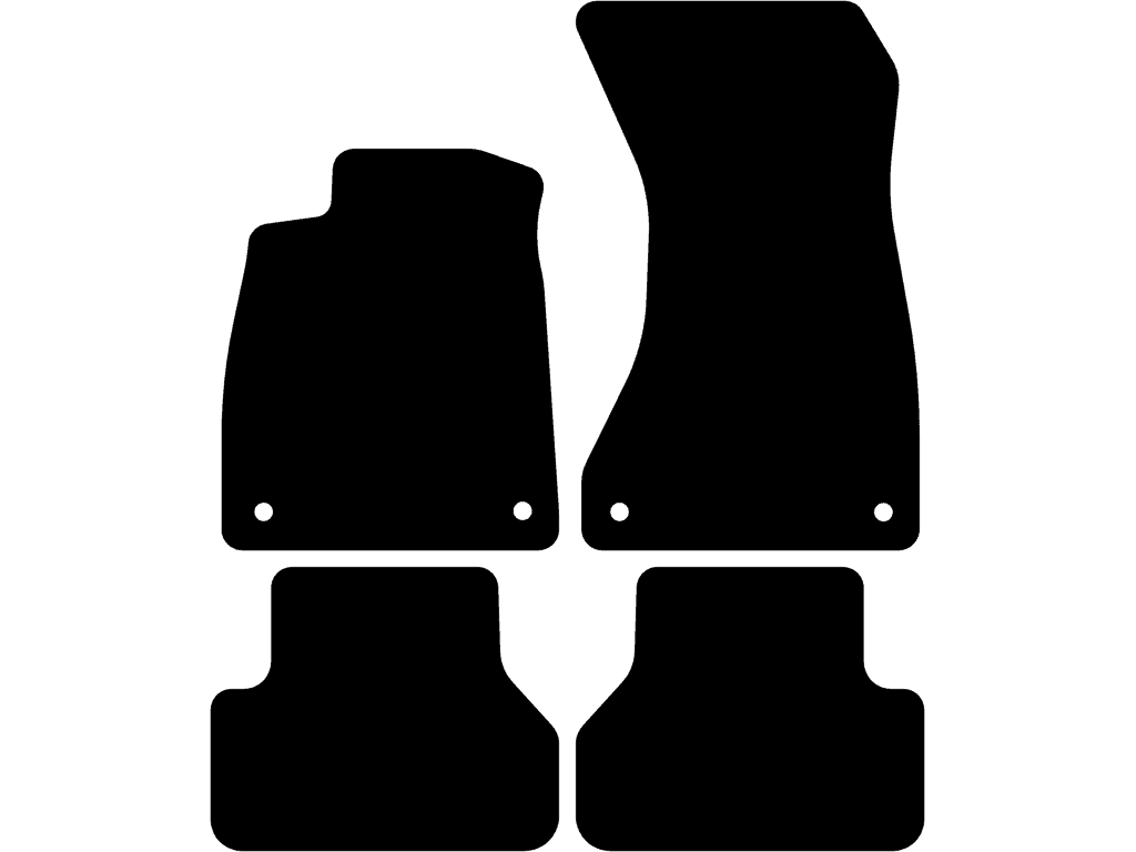 Sportback | Hintere Matten ohne Befestigungen