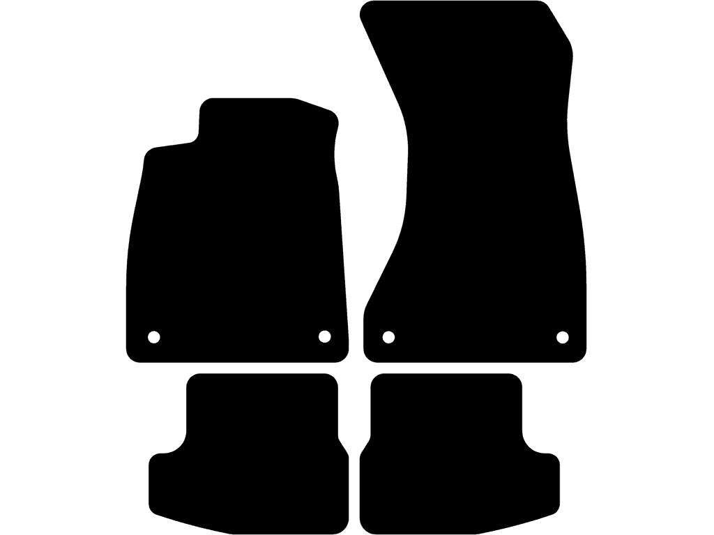 Cabriolet | Hintere Matten ohne Befestigungen