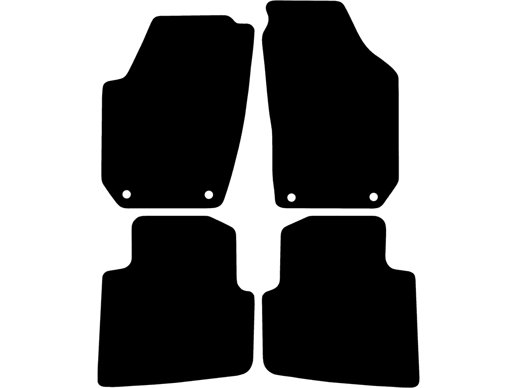 Fußmatten für Skoda Roomster 2006 - 2015