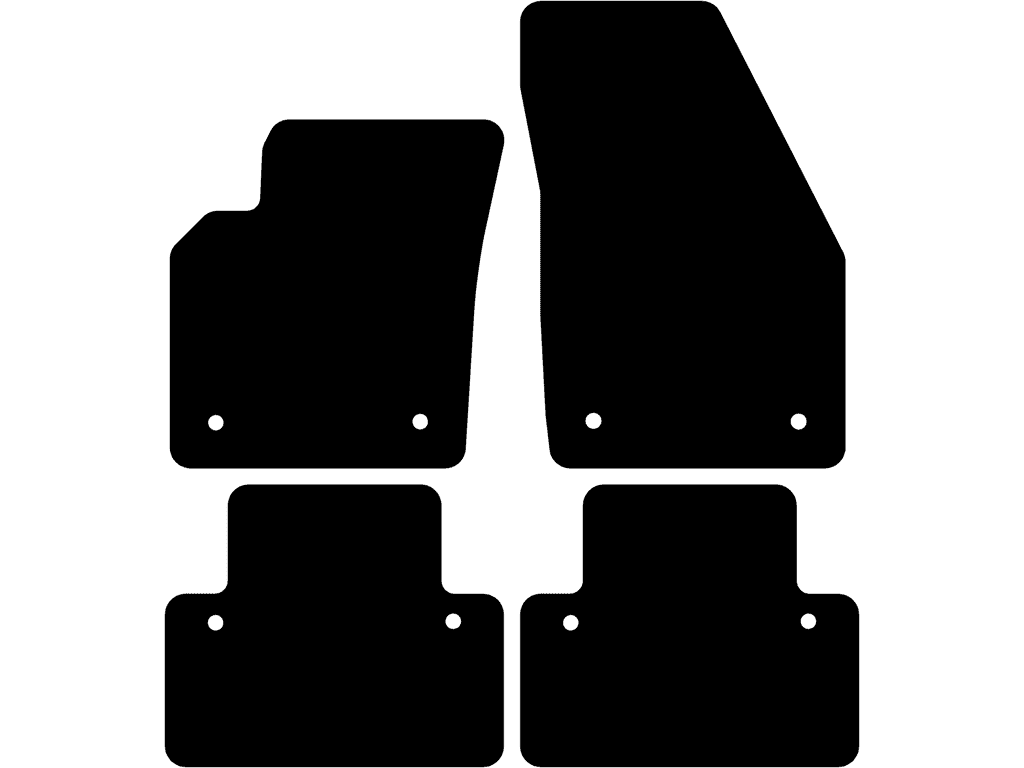 Fußmatten für Volvo V50 2004 - 2012