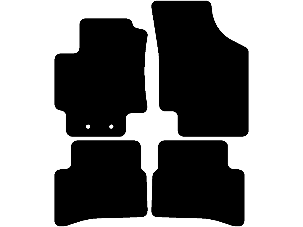 Fußmatten für Kia Rio 2005 - 2011