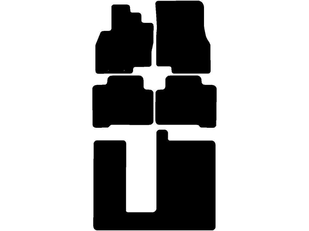 7 Sitzer | Abstand Befestigungspunkte (Fahrer) 13,7 cm