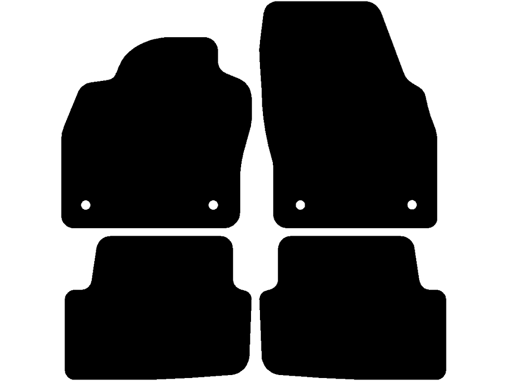 Fußmatten für Volkswagen Taigo 2021 - 2026