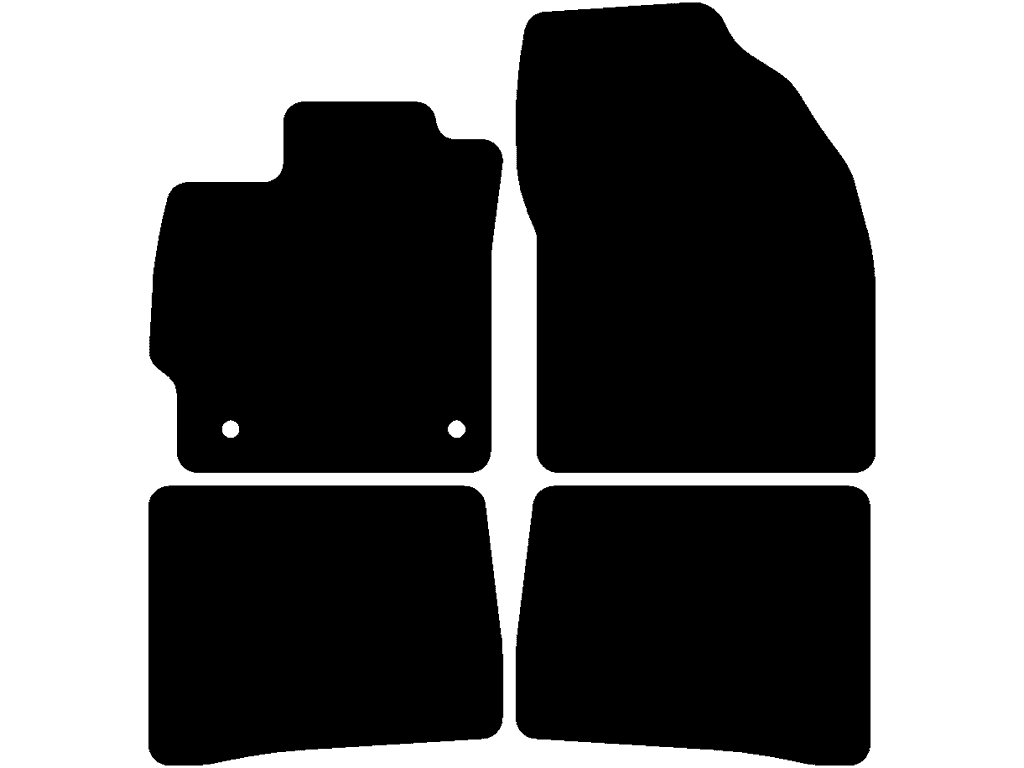 Abstand Befestigungspunkte (Fahrer) 34,3 cm