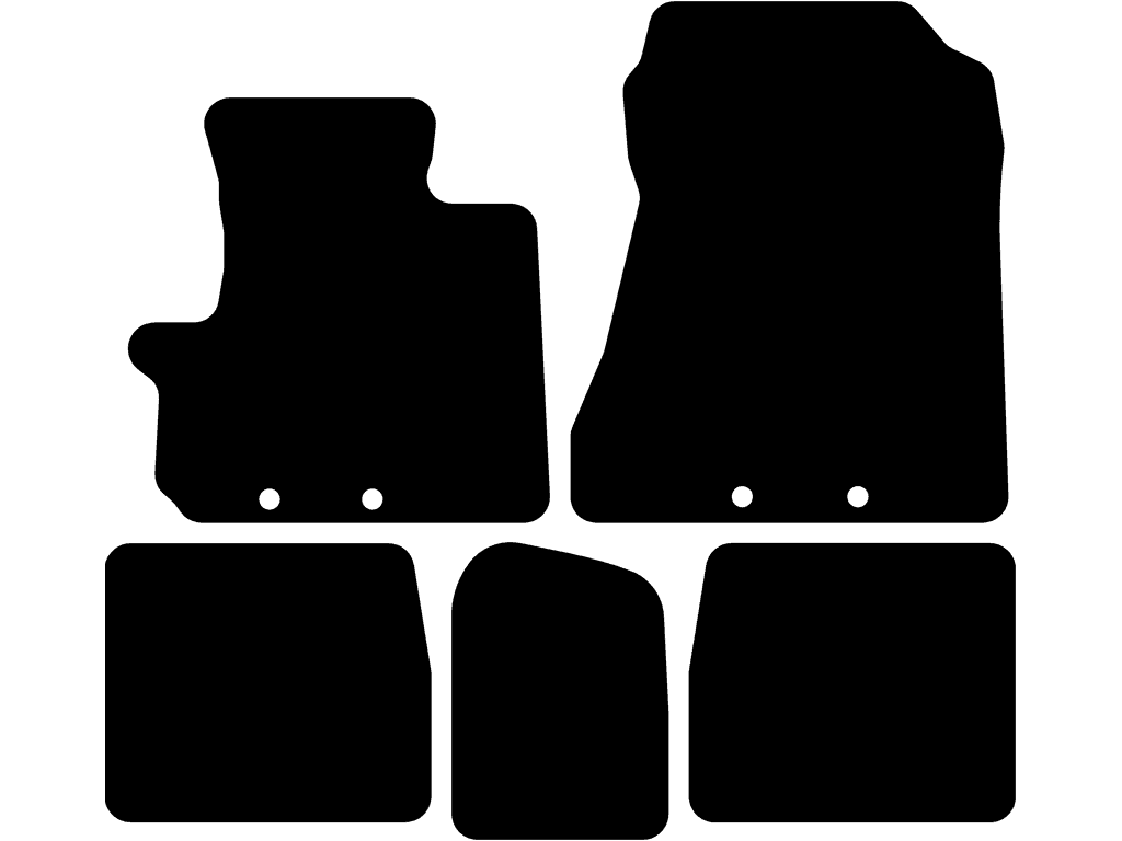 Fußmatten für Toyota IQ 2008 - 2014