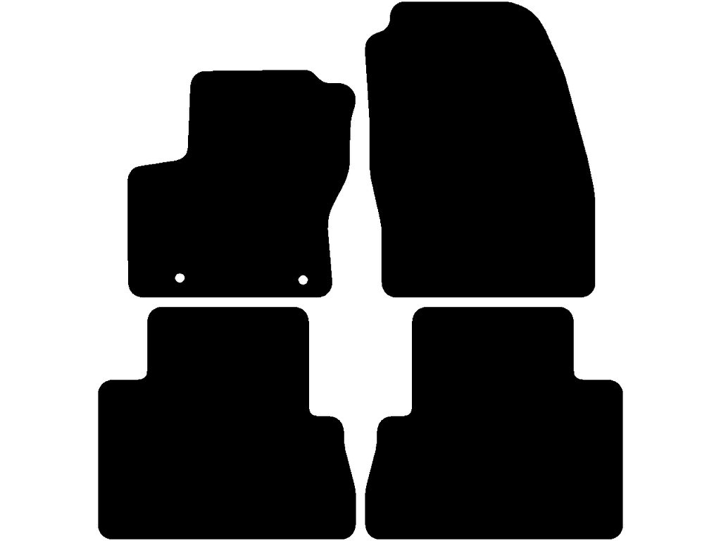 Abstand Befestigungspunkte (Fahrer) 26,6 cm