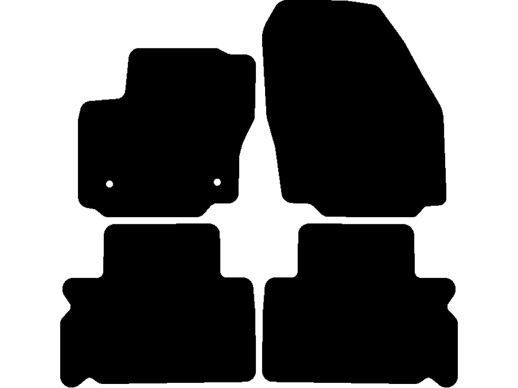 5 Sitzer | Abstand Befestigungspunkte (Fahrer) 25.1 cm