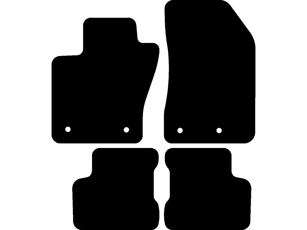 Abstand Befestigungspunkte (Beifahrer) 18 cm | Variante 2