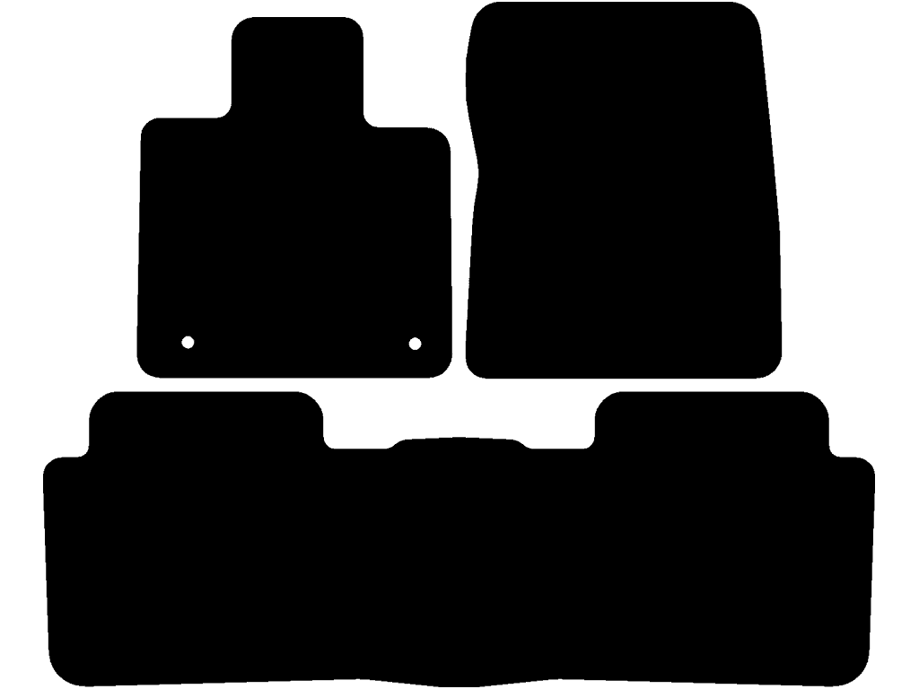 Fußmatten für Xpeng P7 2023 - 2026