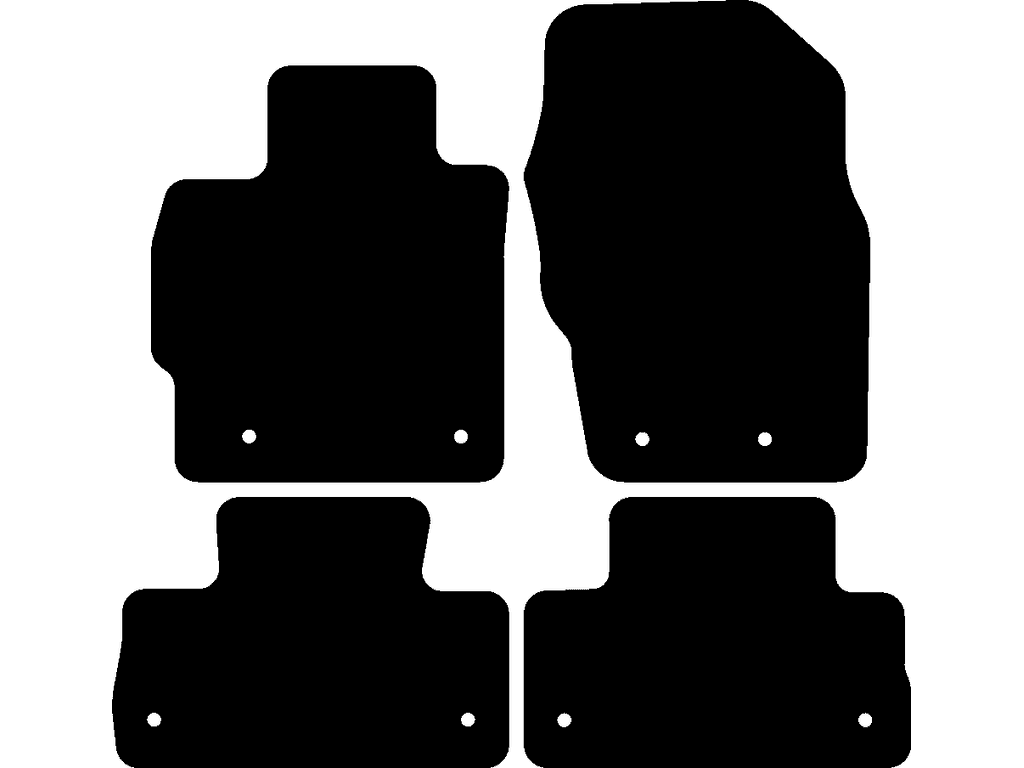 Abstand Befestigungspunkte (Beifahrer) 16,8 cm