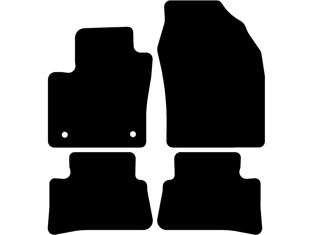 Abstand Befestigungspunkte (Fahrer) 33,2 cm