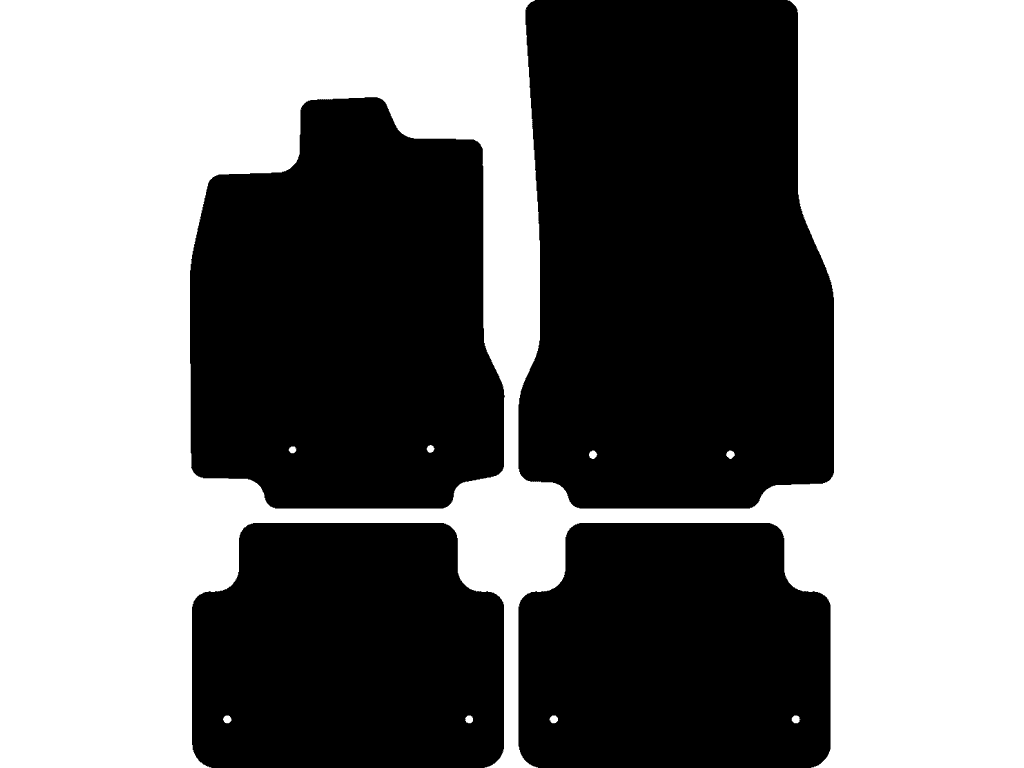 Limousine / Sportbrake | RWD |  Hintere Matten mit Befestigungen