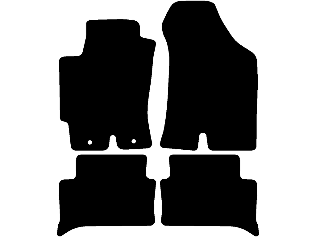 Fußmatten für Hyundai Coupe 2002 - 2009