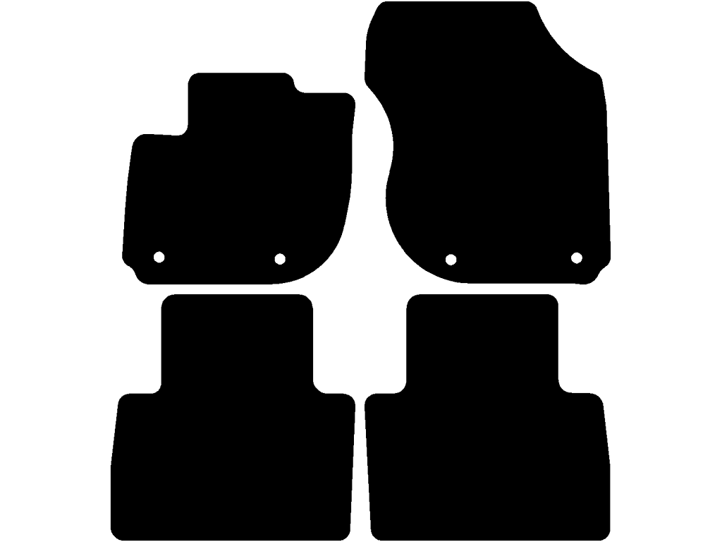 Befestigungssystem: Clips (mit ovaler Öse) mit Schraube