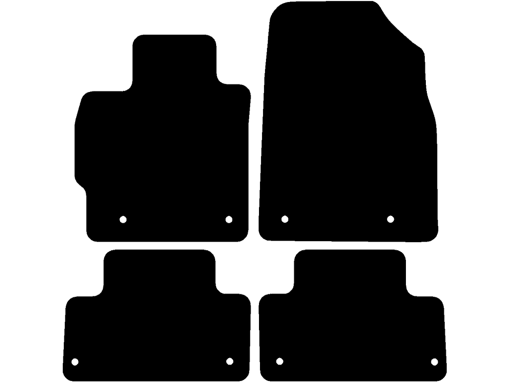 Abstand Befestigungspunkte (Beifahrer) 29 cm