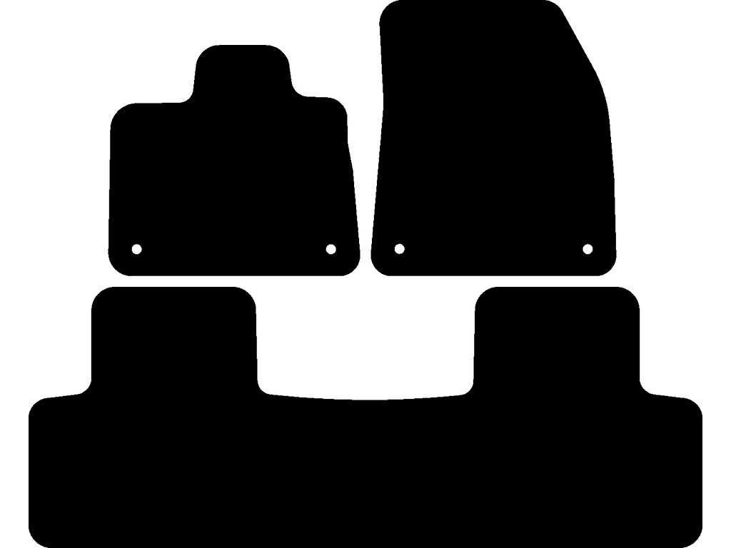 Fußmatten für Polestar 3 2024 - 2026