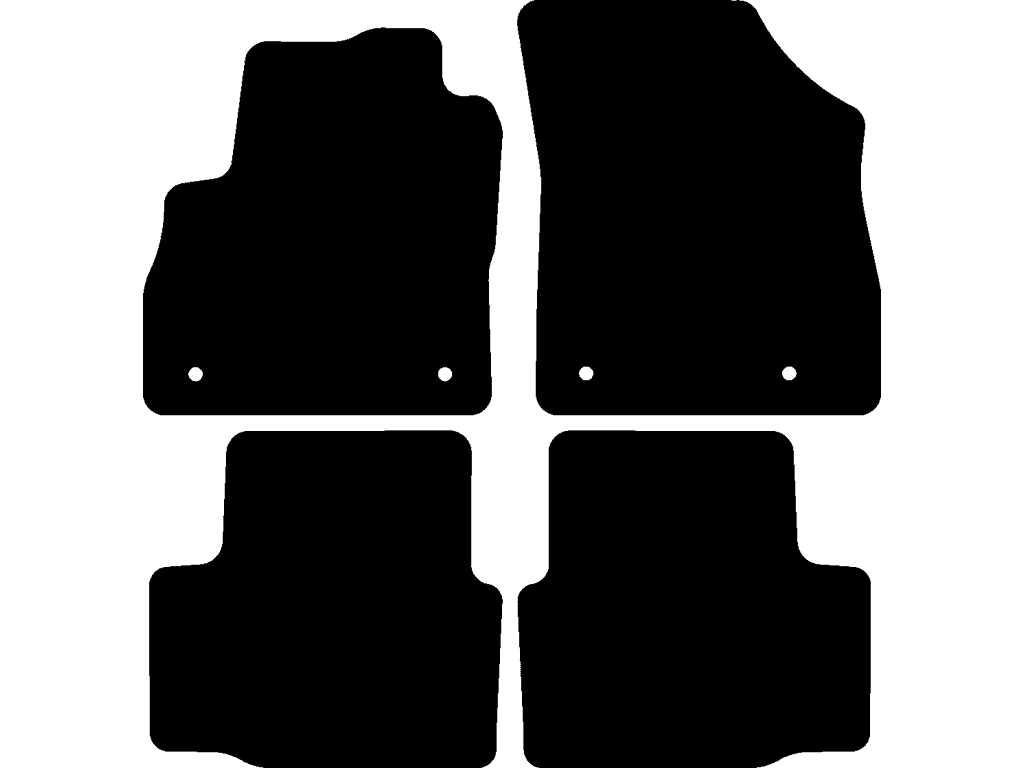 5 Türen / Kombi | Abstand Befestigungspunkte (Fahrer) 35 cm
