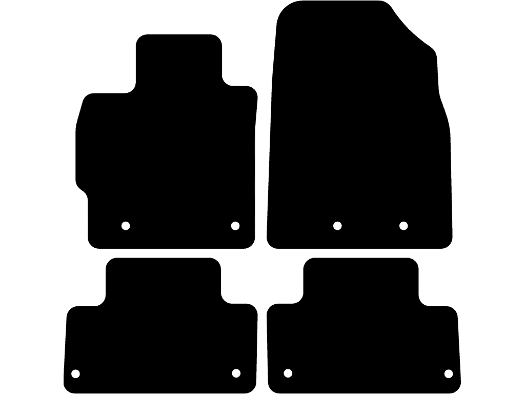 Abstand Befestigungspunkte (Beifahrer) 17,5 cm